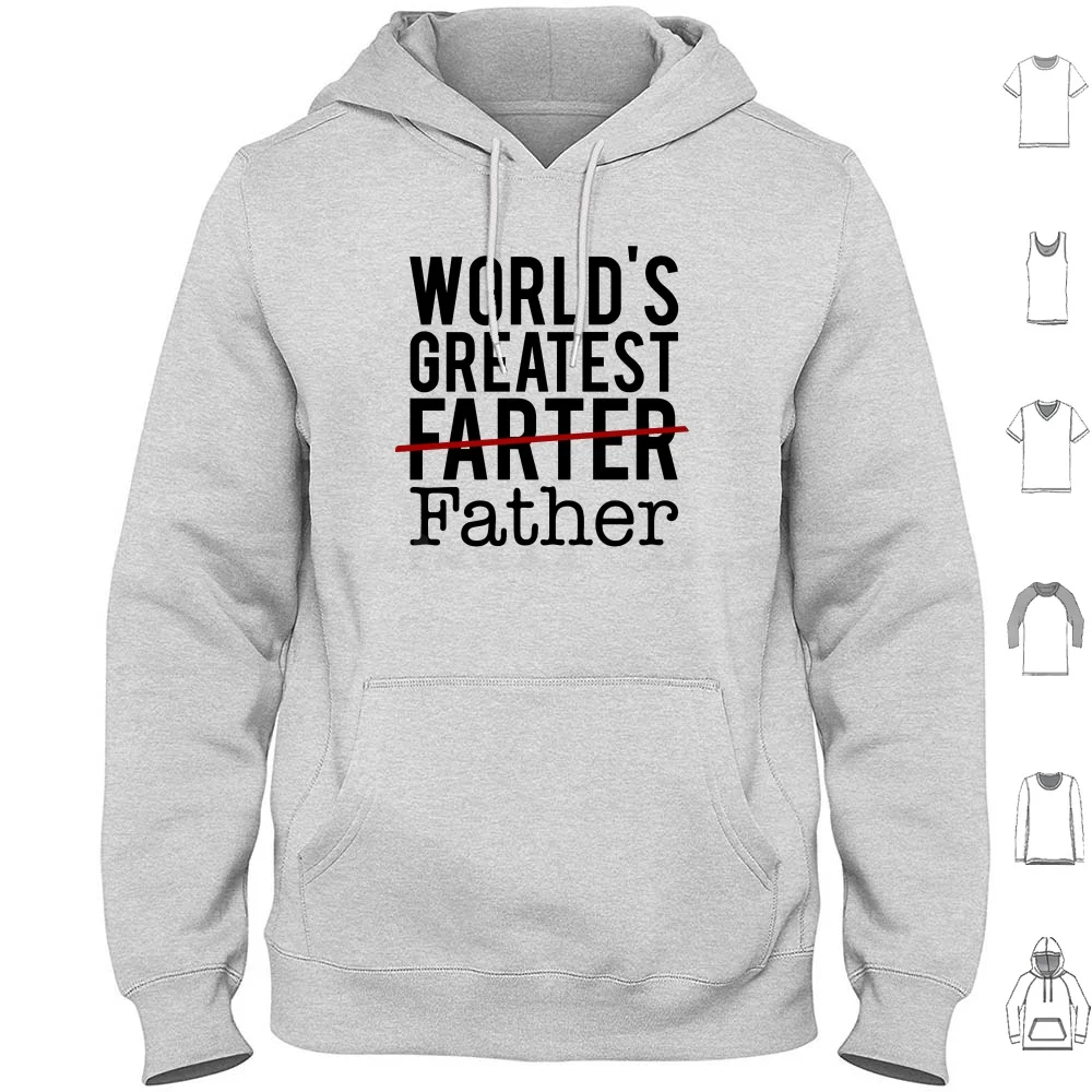 World'S Greatest Farter Hoodies Long Sleeve Worlds Greatest Greatest Fart Farter Farting Father Dad Daddy