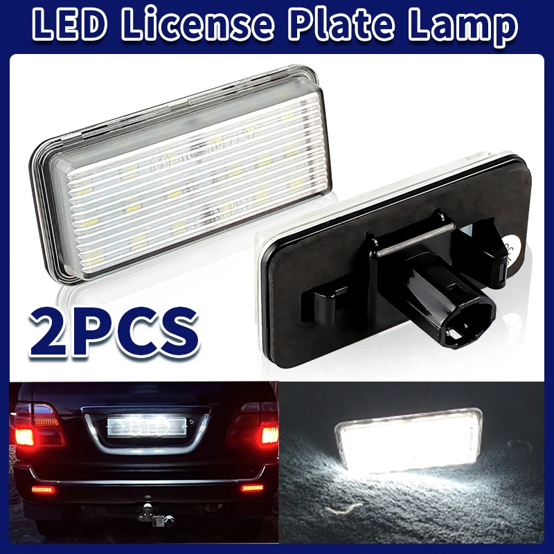 

2 шт. для Toyota J100 Land Cruiser Land Cruiser Cygnus 100-Series Cruisers J120 Land Cruiser Prado светодиодный светильник номерного знака