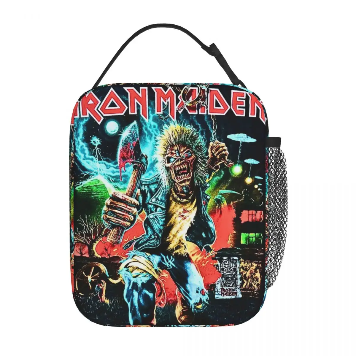 

Custom Heavy Metal Insulated Lunch Bag Thermal Lunch Container Large Tote Lunch Box Food Handbags Office Outdoor