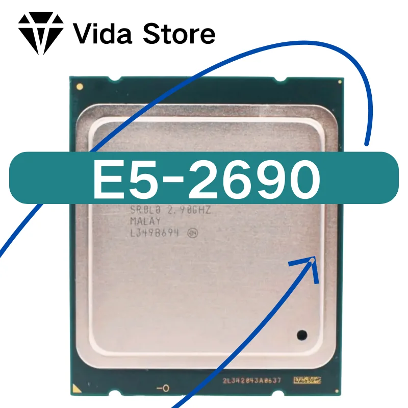 Xeon   E5 2690 E5-2690 Eight Core 2.9G SROL0 C2 LGA2011