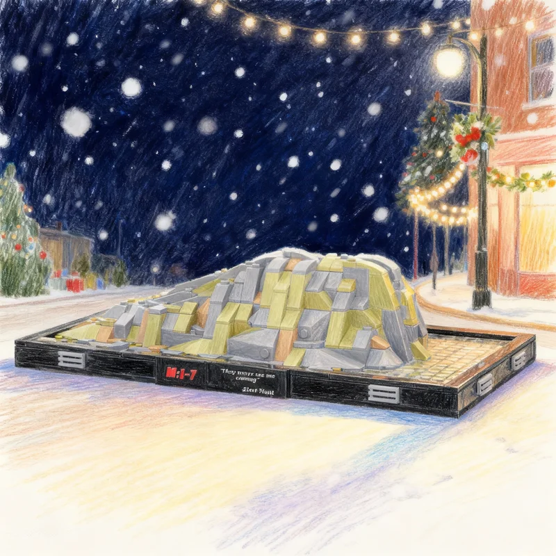 

579pcs MOC Mission Impossible 7 Diorama Model Building Blocks Architecture DIY Toys Christmas Gifts Education Creative Idea