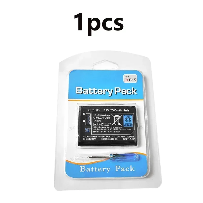 Oplaadbare 3,7V lithiumbatterij voor gameconsole CTR-003 SPR-003 NDSL NEW 3DSLL 3DSXL N3DS 2DS GBA SP Gameboy, vervangende batterij.