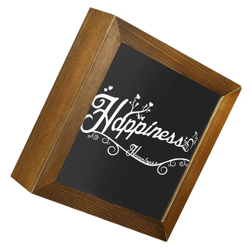 Photo Frame Piggy Bank Hidden Cash Saving Box Multipurpose Shelf Display Money Saving Jar Wooden Coin Bank for Kids Adults