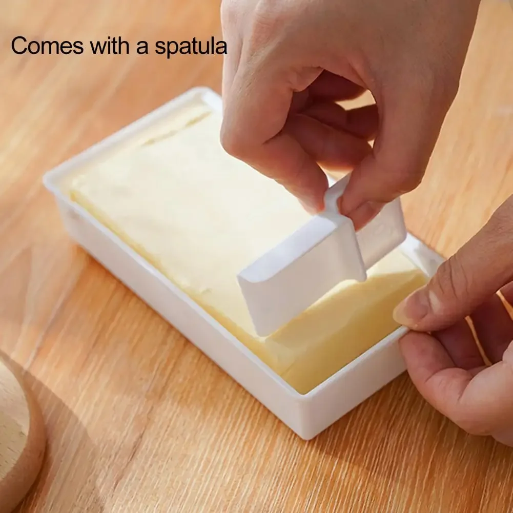 250ml Butter Box Container with Cutting Board Cheese Storage Organizer Kitchen Serving Tool for Baking