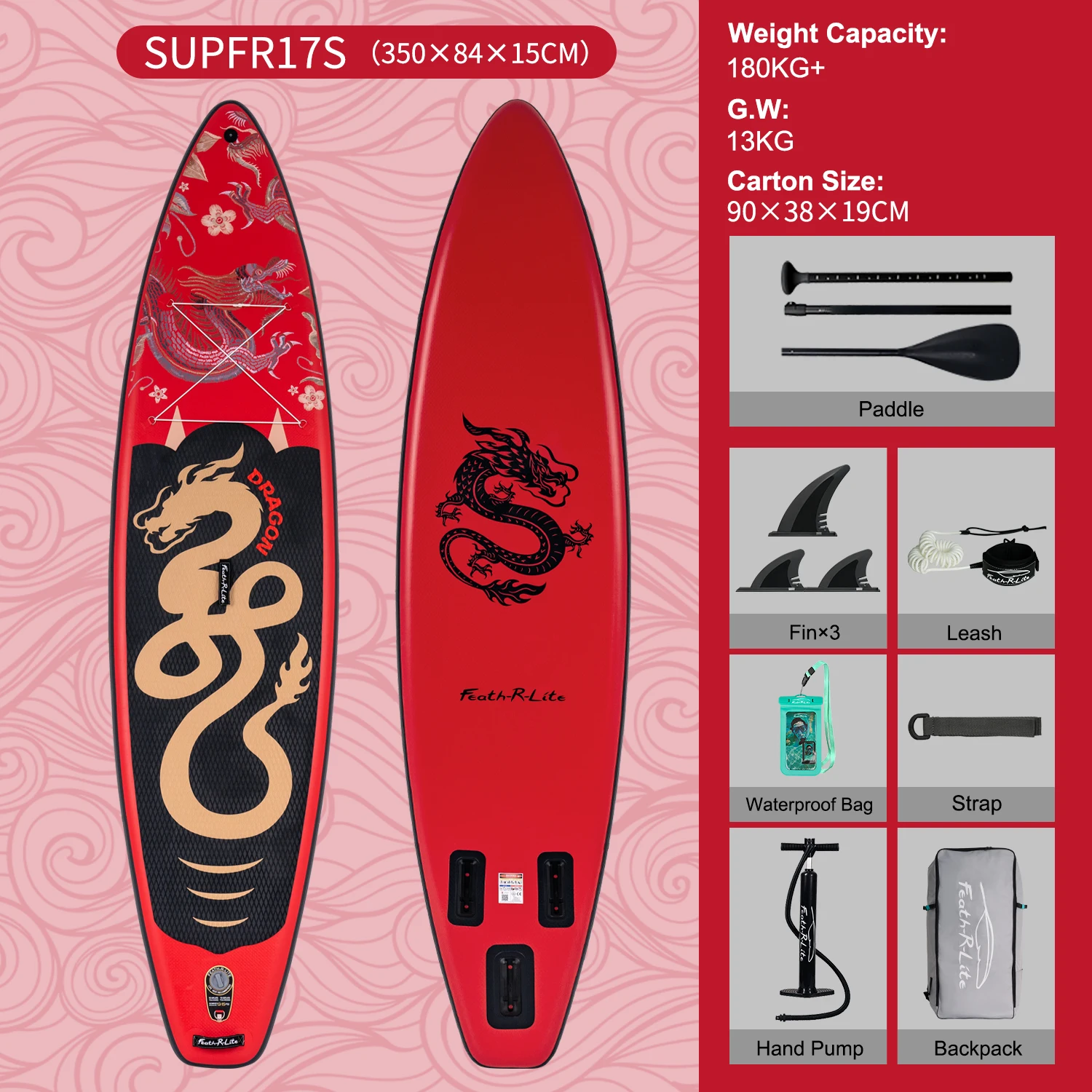 FunWater Stand Up Paddle Board Opblaasbaar Paddleboard Surfplank Surf Sup Board Antislip Watersport Paddleboard