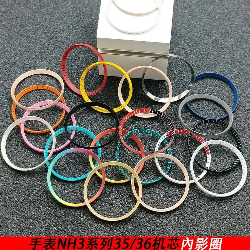 

Аксессуары для внутреннего кольца часов, высокое качество 30,3*27,3 мм, подходят для замены корпуса механизма серии NH3 35/36,
