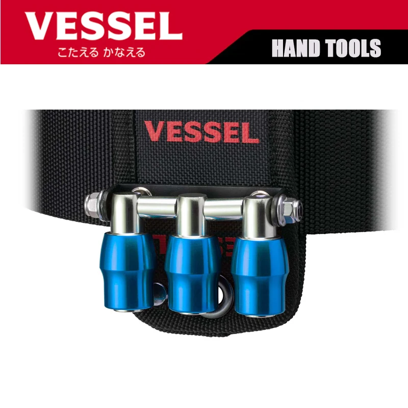 VESSEL Quick Holder Wind Belt Bag Hanging Buckle Organiser NO.QB10B3Y QB-10B3B QB-10B3K QB-10B3R tools