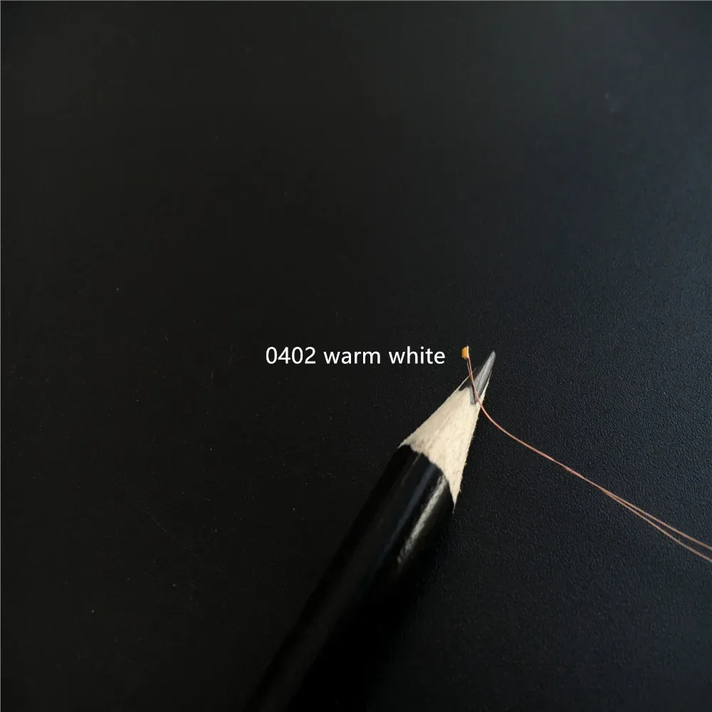 0.08mm 3V 0201 0402 0603 0805 1206 SMD Train HO N OO Scale Pre-Soldered Wires 20cm In Diy Diorama Model