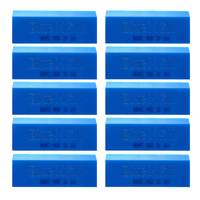 10pcs Blue Max PPF Scraper Water Wiper Carbon Fiber Wrapping Car Vinyl Squeegee Sticker Window Tint Decals Film Installing Tool