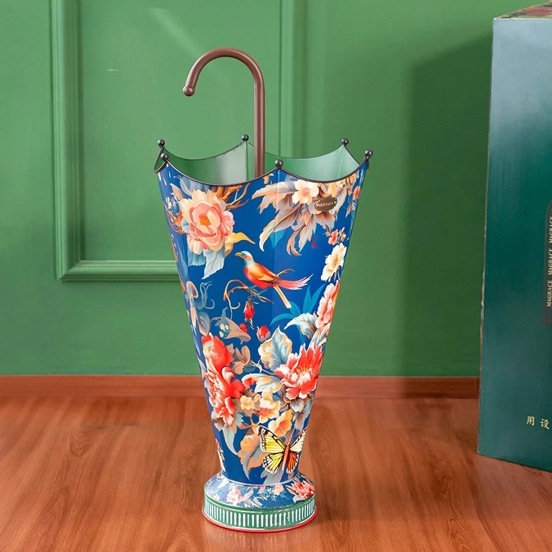 Seau de rangement pour parapluies rétro et créatif, de grande valeur pour la maison et le salon