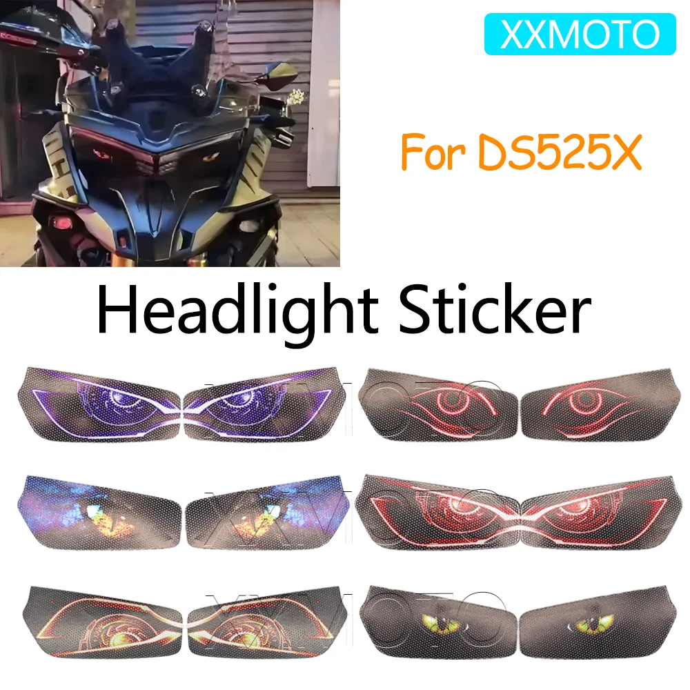 

For VOGE DS525X Voge DS 525X 525 X Motorcycle Headlight Sticker Head Light Protection Decal Decoration Fairing Headlamp Stickers