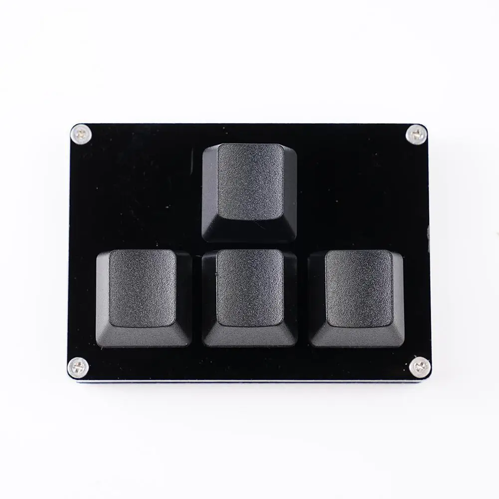 

USB-макроскопическая мини-клавиатура на заказ, 4 клавиши вверх/вниз/левый/правый программирование, механическая клавиатура «сделай сам», игровая клавиатура