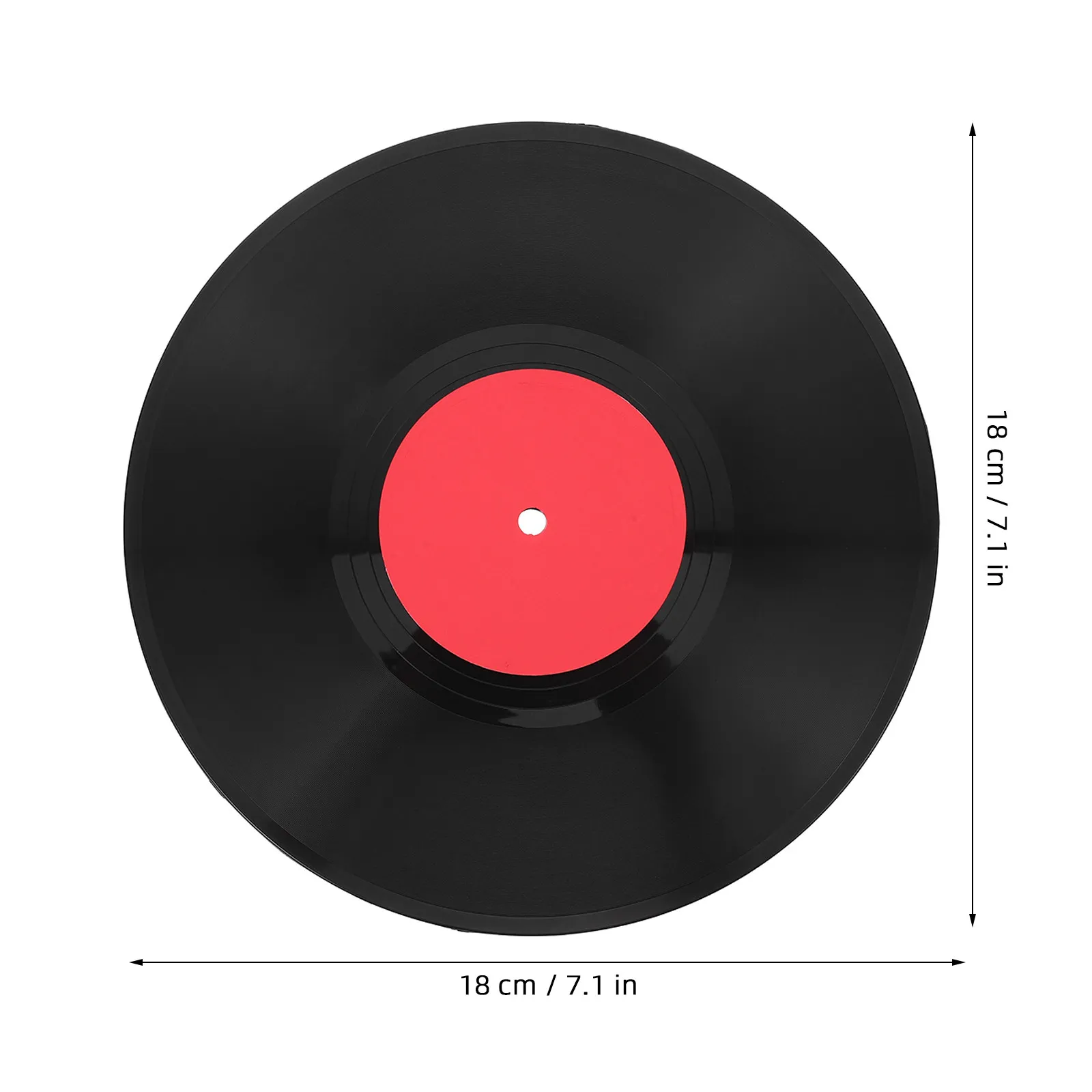 Vinyl Record Wall Decor 7 Inch Retro Modern Aesthetic Wall Ornament for Home Cafe Restaurant Disco Party Interior Decoration