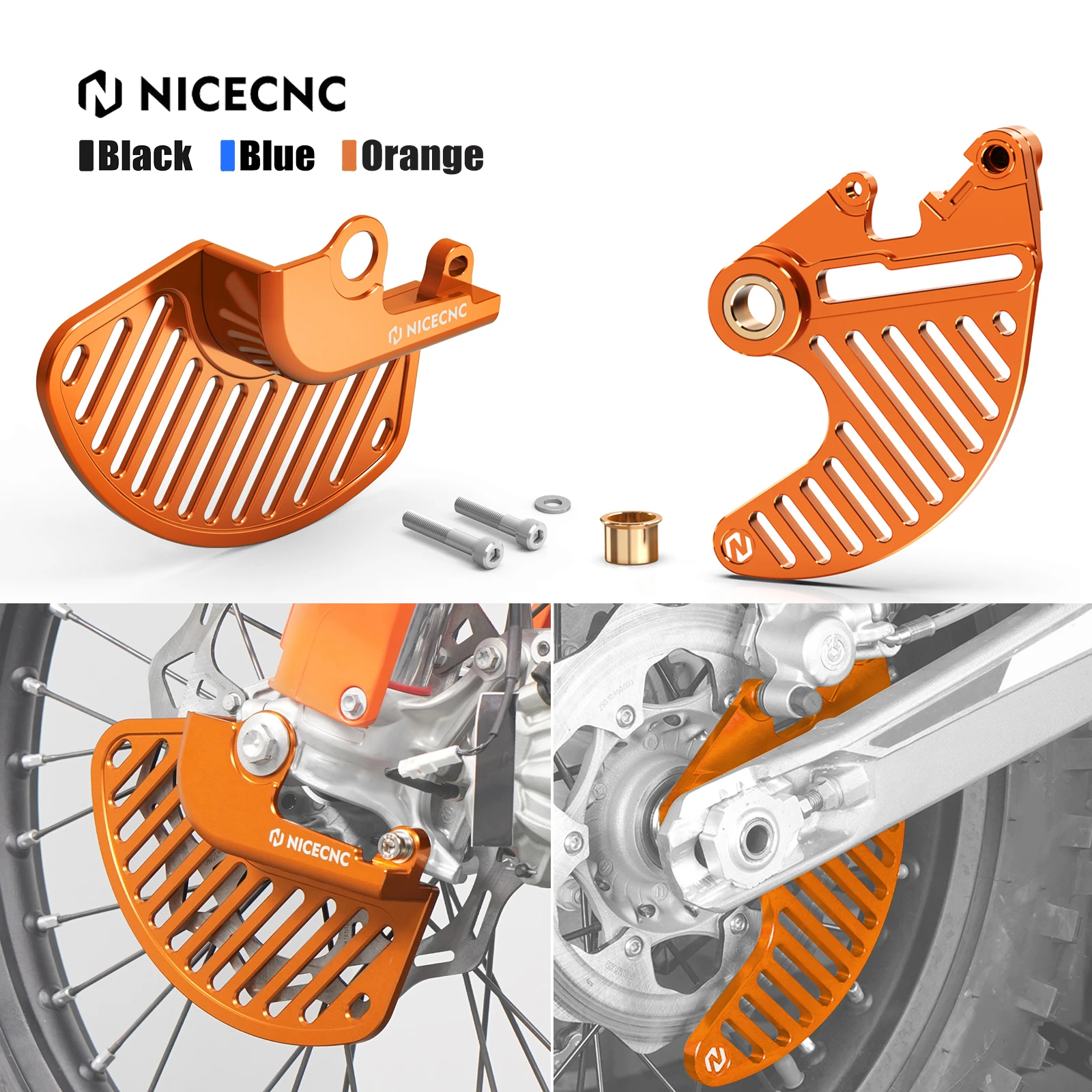 

For KTM EXC 300 EXCF 350 SXF 450 SMR 450 EXC EXC-F SX SXF XCW XC XCF XCF-W TPI Six Days 2016-2024 Front Rear Brake Disc Guard