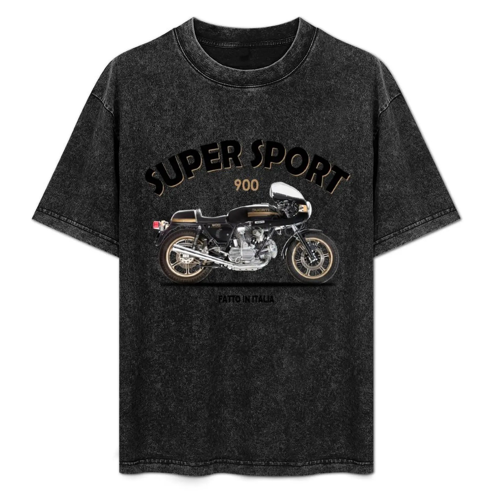 

The 900 Super Sport Classic Motorcycle T-Shirt Classic Print Short Sleeve Shirt