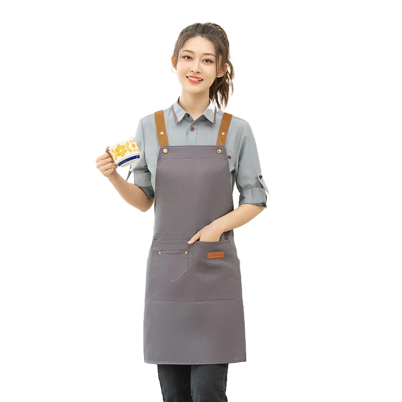 

Waterproof Apron Unisex Waiter Chef Cooking for Women Beauty Nail Profession Work Restaurant Bakery Chef's Kitchen