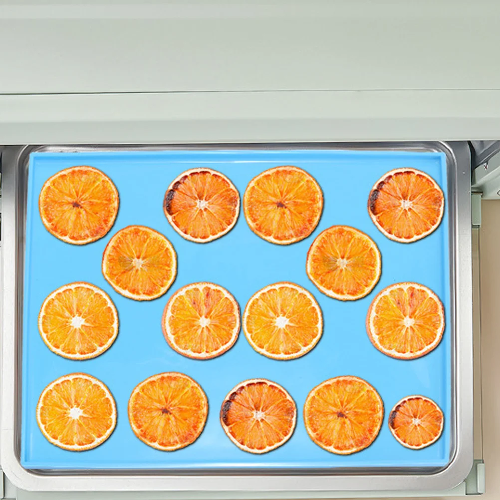 

Silicone Baking Sheet Mat Tray Candy Mats for Rolling Out Dough Airfryer Liners Sky-blue Custom Tools