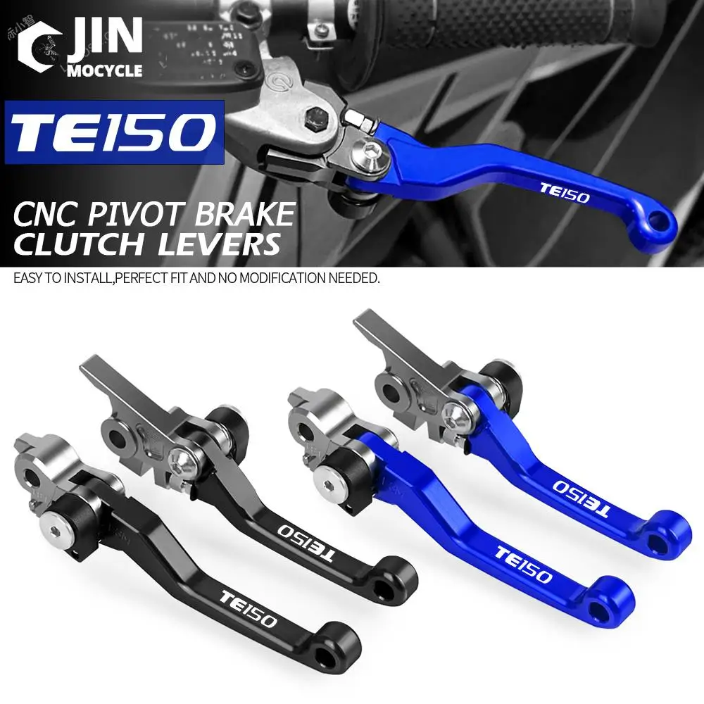 

CNC Aluminum Hand brake TE150 Motorcycle Acessories Dirt Bike Motocross Pivot Brake Clutch Lever FOR HUSQVARNA TE 150 2017 2018