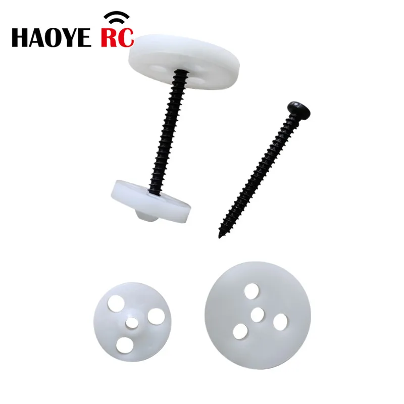 Haoye 2Sets Fuel Tank Cap Plastic Clip With Screws/Metal Clip Oil Tank Connection Cap With Screw For RC Fuel Tank Accessories