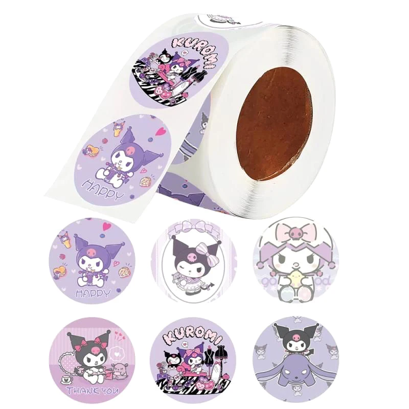 Creative Hand Account Decoration Stickers Rolls Cartoon Cute Anime Cinnamoroll Kuromi Pochacco Stickers