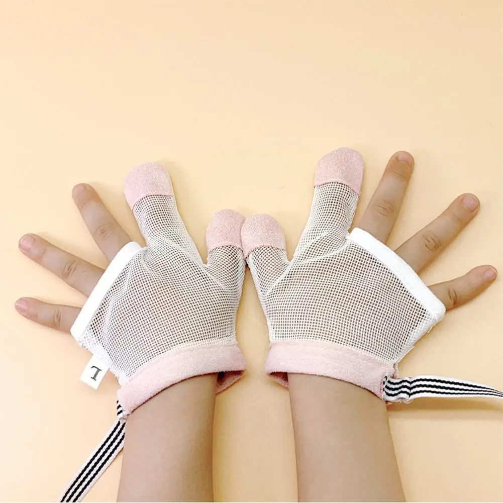 Sucking Thumb Stop Baby Finger Gloves Baby Prevent Gloves Biting Mitten Infant Bite Thumbsucking Anti Nail Finger Scratch G R1N8