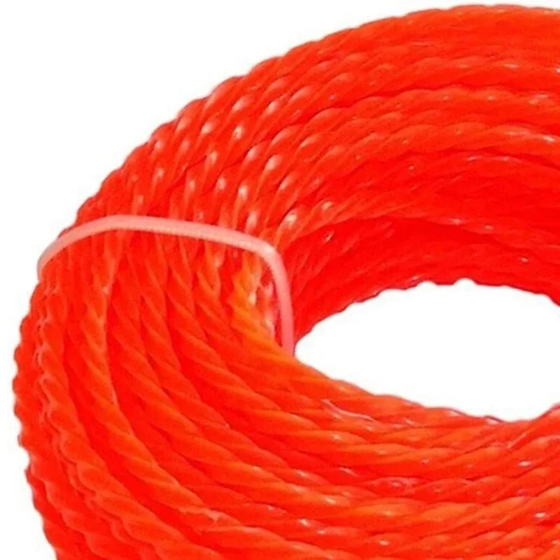 3MM * 15M ไนลอน Trimmer Line เครื่องตัดแปรงสายไฟ Trimmer ลวดเปลี่ยน SPOOL เครื่องตัดหญ้าแบบพกพาอุปกรณ์เสริมสวนเครื่องมือ