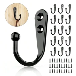 10pcs Vintage Metal Hooks for Versatile Utility Hooks Such as Coats and Towels - Ideal for the Kitchen and Kitchen