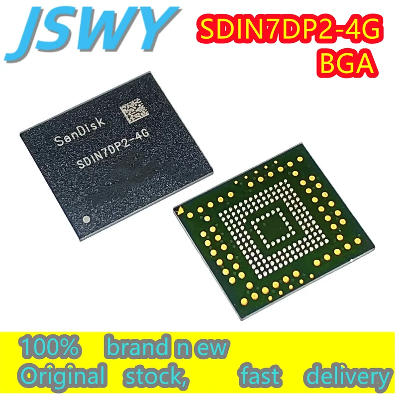 

(2/30 pieces) SDIN7DP2-4G 153 balls 4G EMMC hard disk storage IC EMMC chip brand new original spot delivery fast
