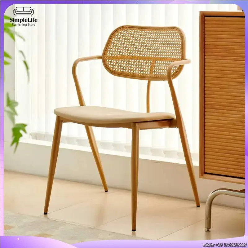 

Складной эргономичный обеденный стул с велюровой обивкой, деревянным каркасом, акриловым розовым сиденьем-троном, в скандинавском стиле, современный кухонный стул