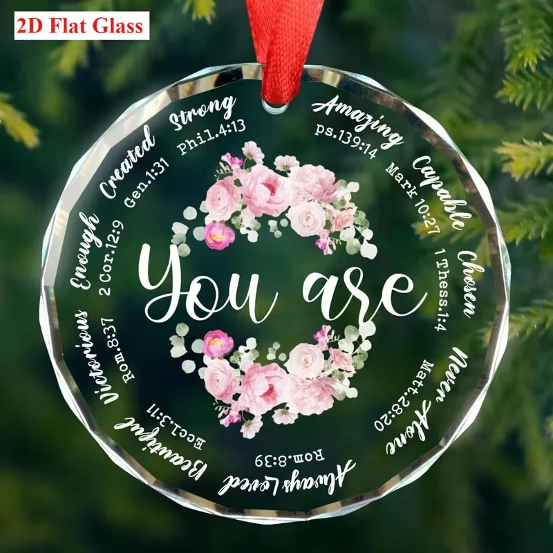 

2D самолет, милые стеклянные украшения - 8х8 см (8 см круглый) Памятные предметы на Рождество и День святого Валентина, День Благодарения, можно повесить