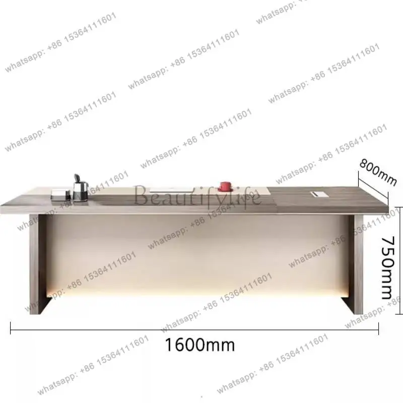 Decoration Equipment Office Desk Storage Engineer Solid Wood Office Desk Workstation Accessories Schreibtisch