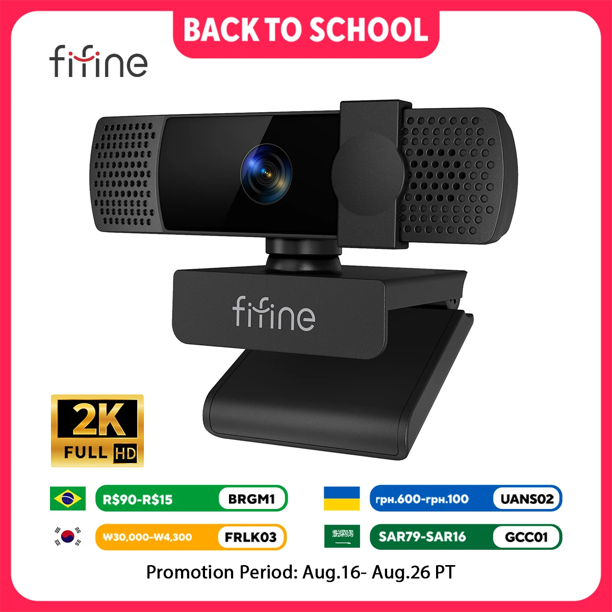 fifine-2k-usb-本物に近いフルhd-ウェブカメラ-オートフォーカス-プライバシーカバー付き-pc-mac-youtube-ゲーム-ライブストリーミング-ミーティング用-k436