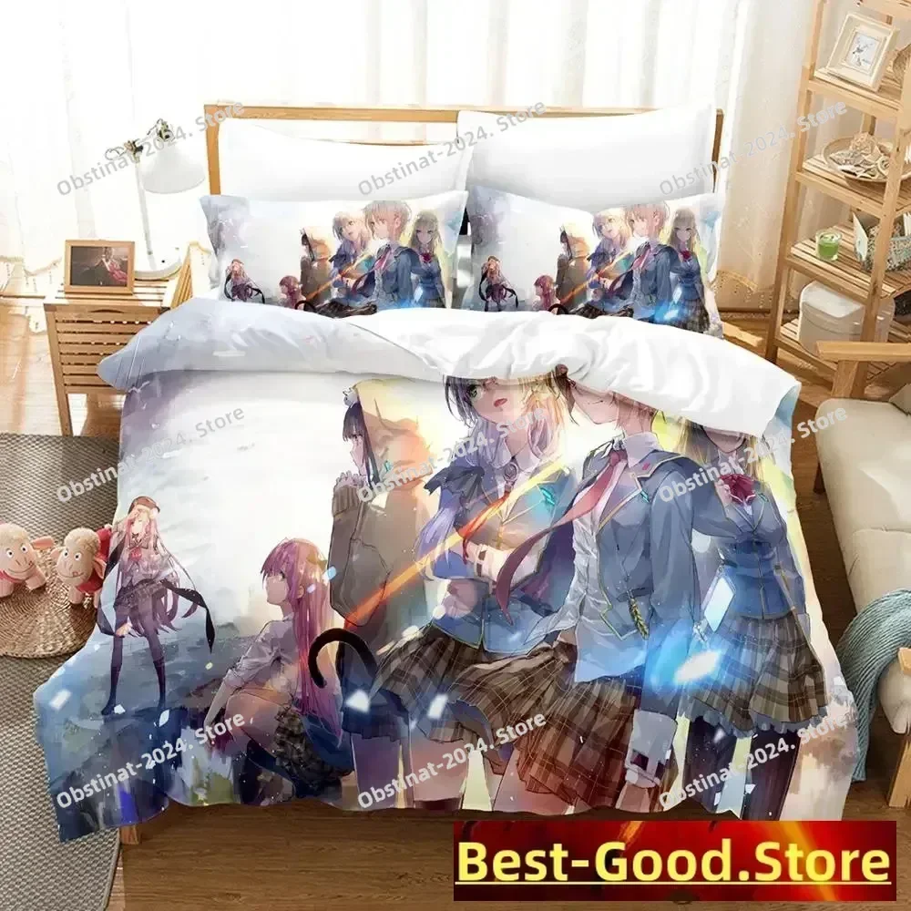 2023 Heaven Burns Red 3D Print Comforter Bedding Set,Duvet Cover Bed Set Quilt Cover Pillowcase,King Queen Size Bedding Set Kid