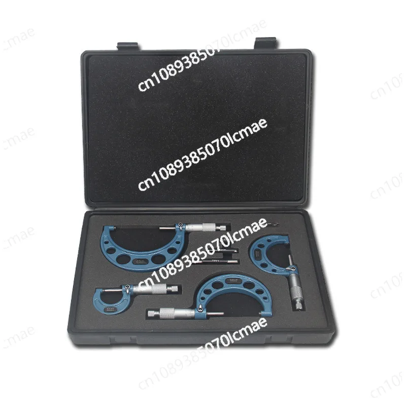 

Set Outer Diameter Micrometer 0-100MM Spiral Micrometer High Hardness Alloy Head Thousand Card Meter