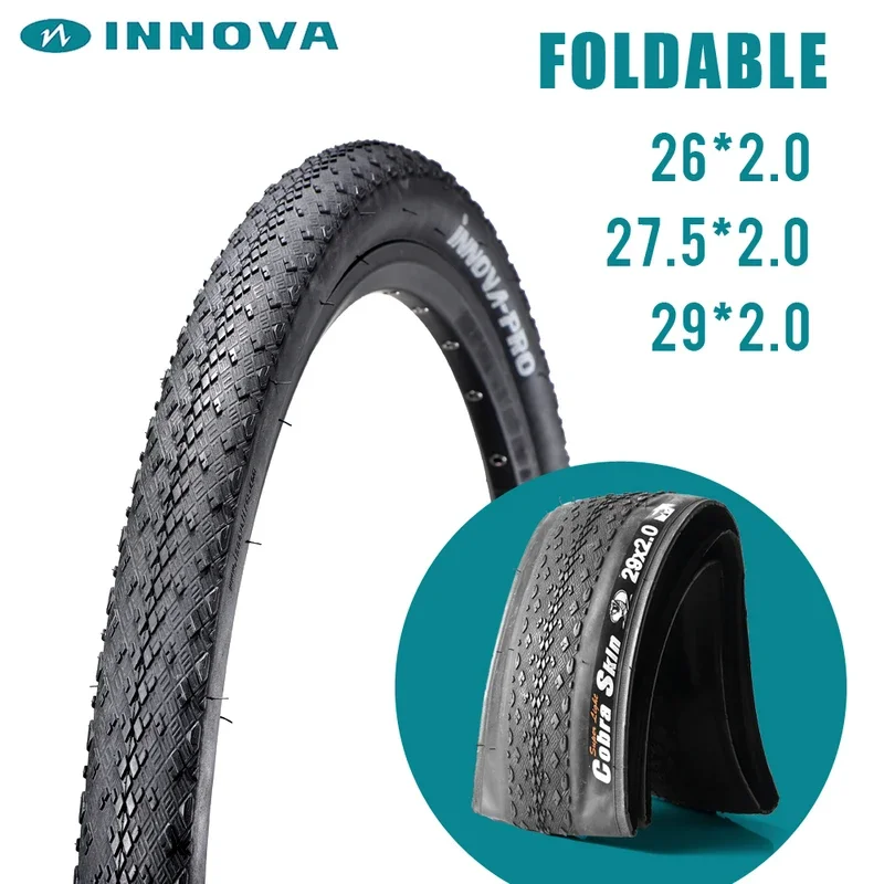 INNOVA bicycle tire 26x2.0/27.5x2.0/29x2.0 Foldable tyre 26inch Ultralight Mountain bike tire Cobra skin 26er 27.5er 29er view 2