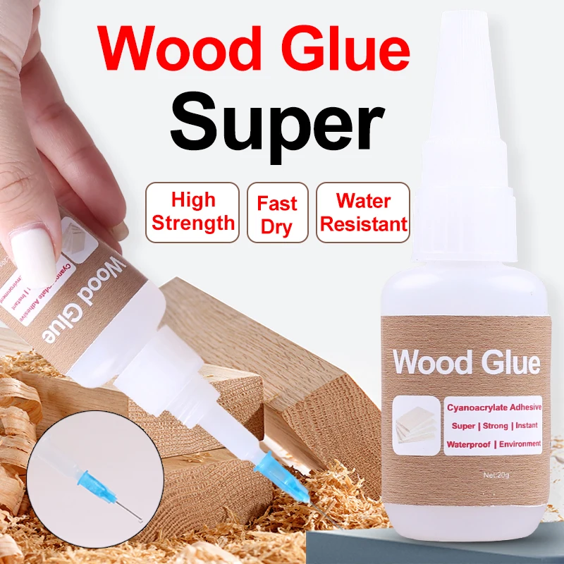 Professional Super Glue Wood Miniature Craft Guitar Extra Strong Instant Contact Adhesive Quick Dry Cyanoacrylate 502 Precision