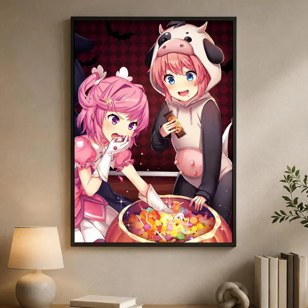 Game D-Doki Doki Literature Club Poster aus PP-Papier, dekorative Wandkunst für Wohnzimmer, Schlafzimmer, Bars, Cafés, stilvolles Wohndekor-Geschenk – Detail 17