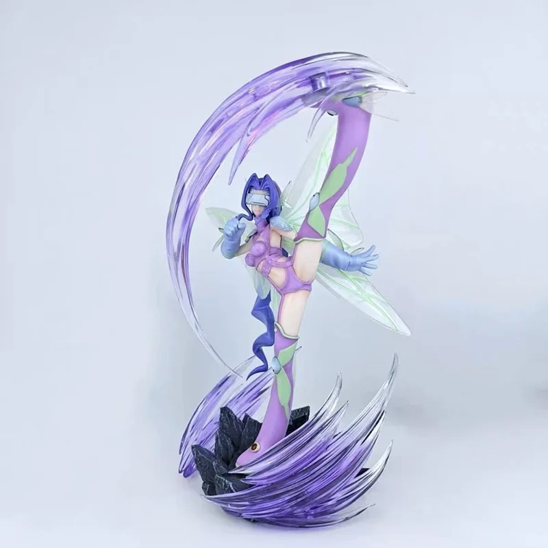 

30CM ornaments Digimon anime peripheral desktop ornaments Zombie car Fairy beast Wind Warrior GK figure 2D model play