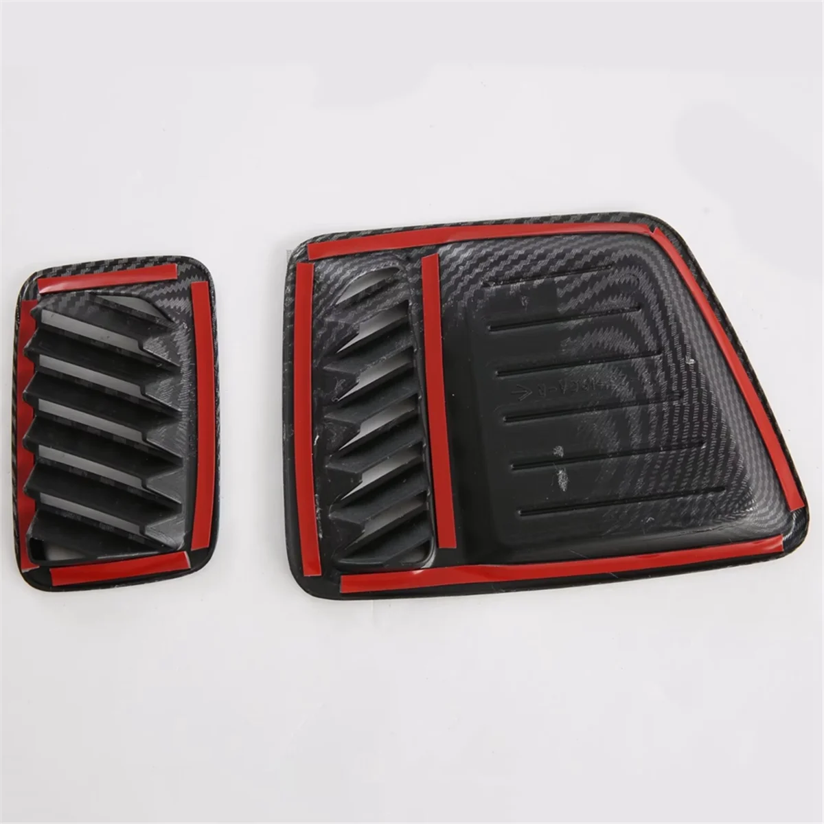 Fibra De Carbono Painel Do Carro Ar Condicionado Ventilação, Tampa De Saída, Acessórios De Guarnição, Fit para Hyundai Santa Fe, MX5, LHD, 2024