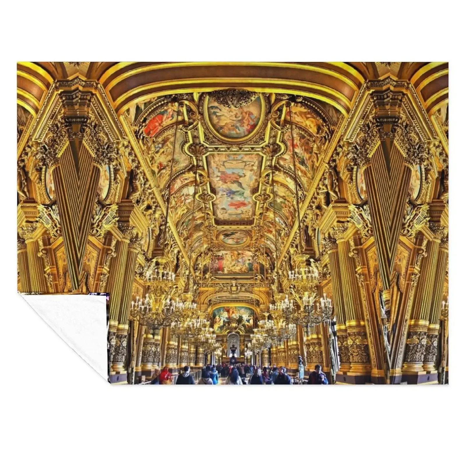 

The golden foyer Throw Blanket cosplay anime Thermals For Travel Polar Single Blankets