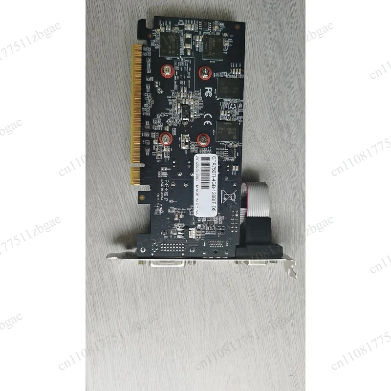 New N VI  DIA GTX750TI 4G Graphics Card Half-height Knife Card Desktop Size Chassis 2U Office Pass Game