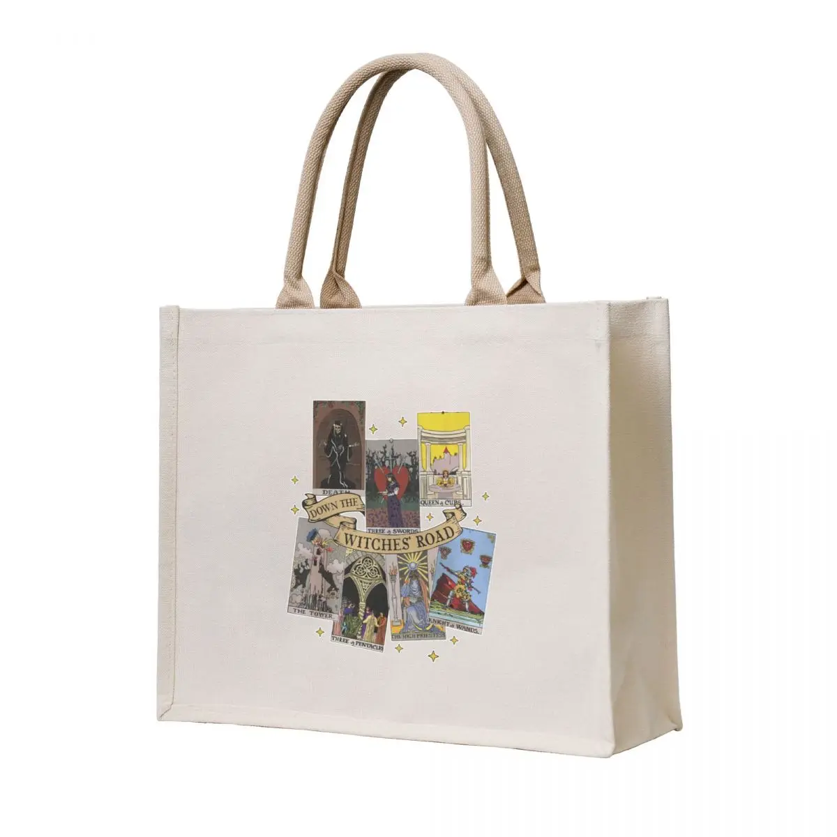 

Vintage Agatha All Along Tarot Cards Tote Bag Women's beach bags personalized tote bag bags for women women bag