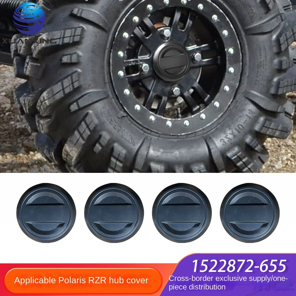 1522872-655 4 Pcs Hub Center Cap Cover For Polaris RZR XP 1000 RZR XP1000 XP1K XP4 Turbo 2017-2023