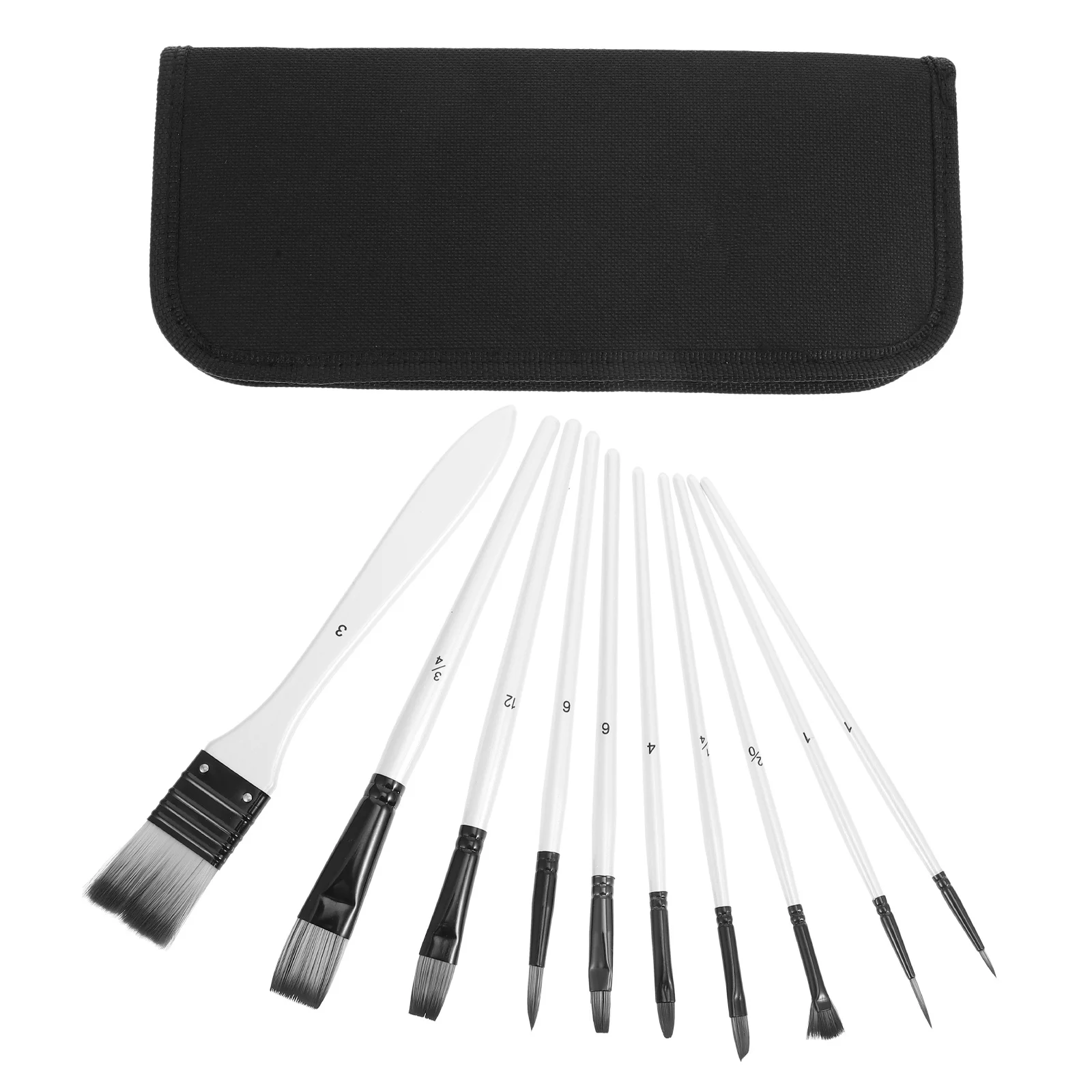 

1Set Elegant Oil Painting Set with Wooden Pen Holder for Long Term Grip No Burrs Hands for Watercolor Paint Oil Painting