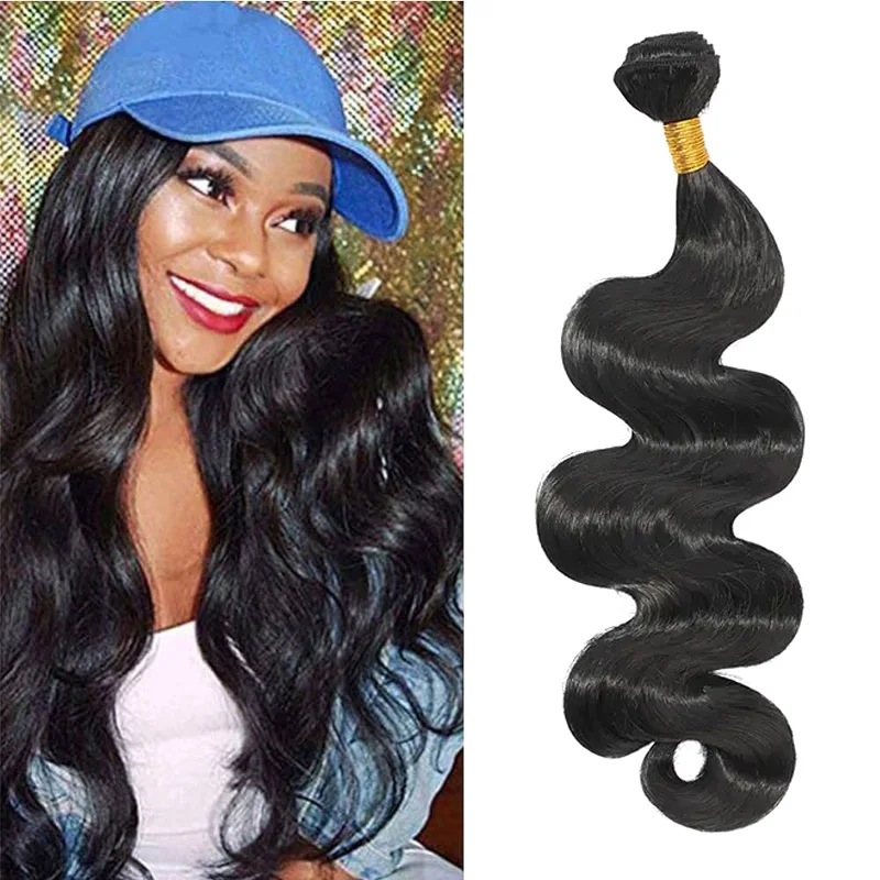 30 32 inch Brazilian Water Wave Body Wave Raw Virgin Remy Doule Drawn Wholesale Natural Tissage Human Hair Weave Bundles