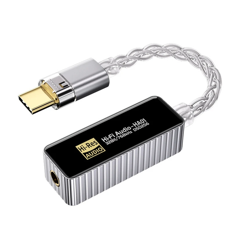 Dual Chip CS43198+CT7601 Portable USB HIFI &AMP Headphone Amplifier Lossless Portable Dongle DSD256 32Bit/384Hz B-A31R