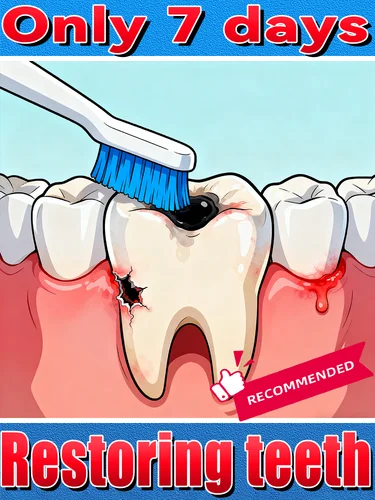 Brushelo por la mañana y por la noche y y lo repara sin esfuerzo de las microcaries.