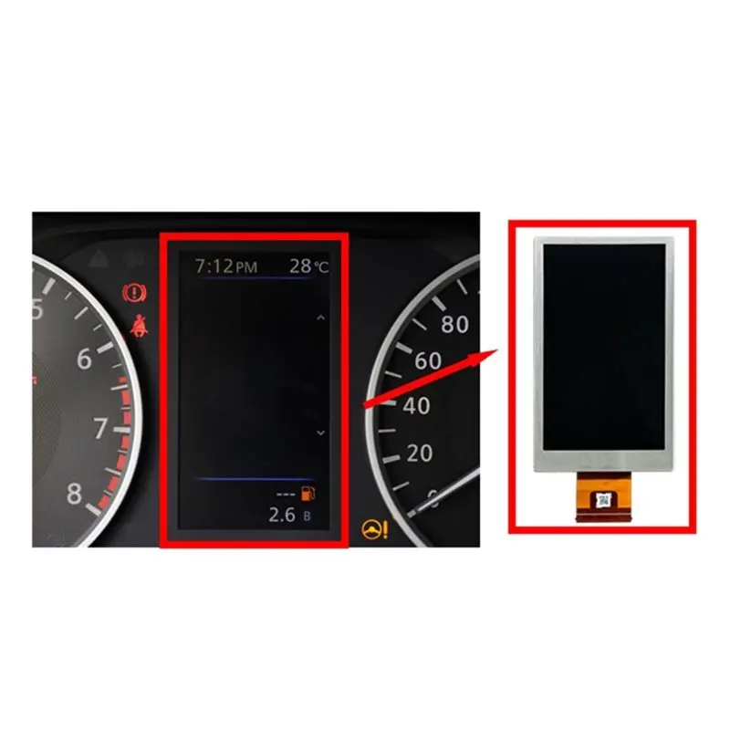 LCD Display Screen Instrument Cluster Screen For Nissan Sylphy 2018-2021 LCD Display Pixel Accessories