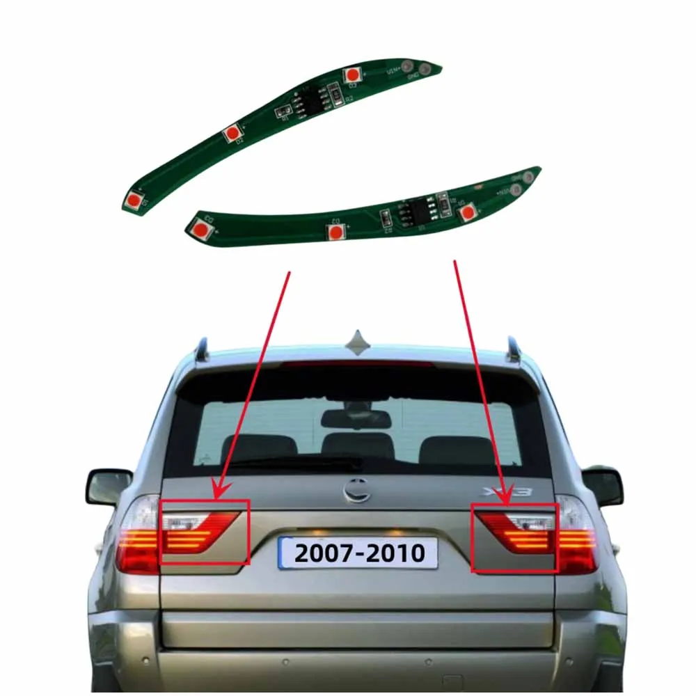 Left/Right Side Inner Outer Tail Light Repair Board Kit For BMW X3 E83 2007-2010 Car Accessories 7162213 7162214 7162209 7162210