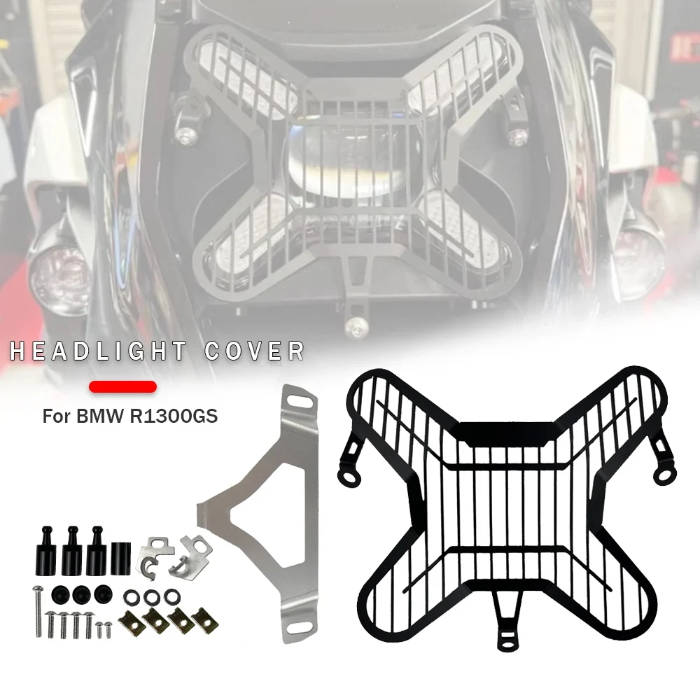 

Motorcycle Aluminium Headlight Protector Light Cover Protective Guard For 2023 2024 R1300GS R 1300 GS R1300 GS GS1300 1300GS